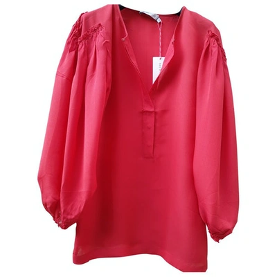 Pre-owned See By Chloé Silk Blouse In Red