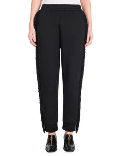 Stella Mccartney Fringe Trouser In Black