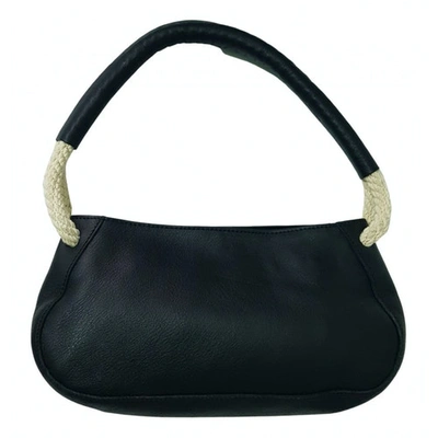 Pre-owned Furla Leather Mini Bag In Black