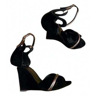 Pre-owned Pierre Hardy Sandals In Black