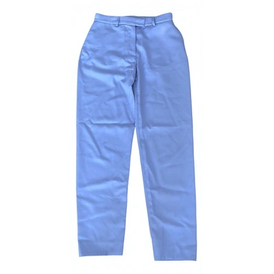 Pre-owned House Of Holland Trousers In Purple