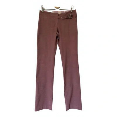Pre-owned Blumarine Straight Pants In Other