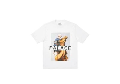 Pre-owned Palace  Camel T-shirt White