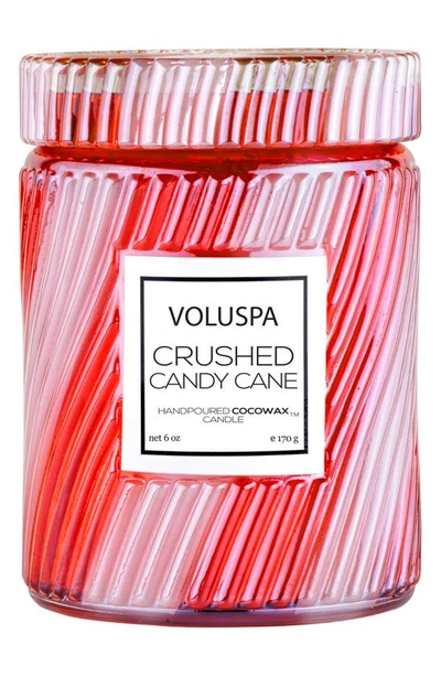 Voluspa Crushed Candy Cane Mini Jar Candle