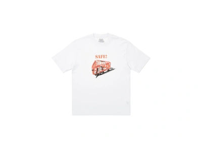 Pre-owned Palace  Safety T-shirt White