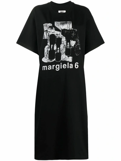 Maison Margiela Women's Black Cotton Dress