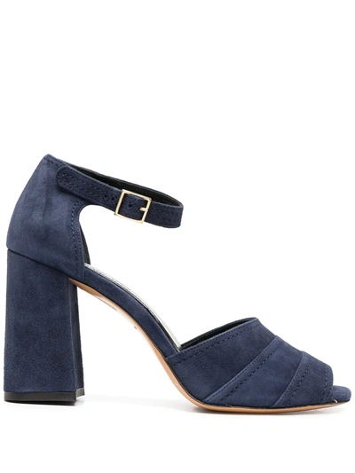 Tila March Lilas Block-heel Sandals In Blue