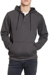 Rvca Vista Hooded Fleece Sweatshirt In Merlot