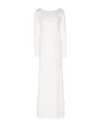 Douuod Long Dresses In White