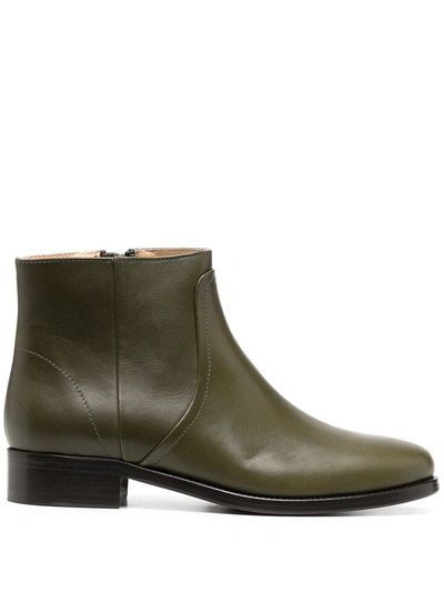 Tila March Alabama Ankle Boots In Green