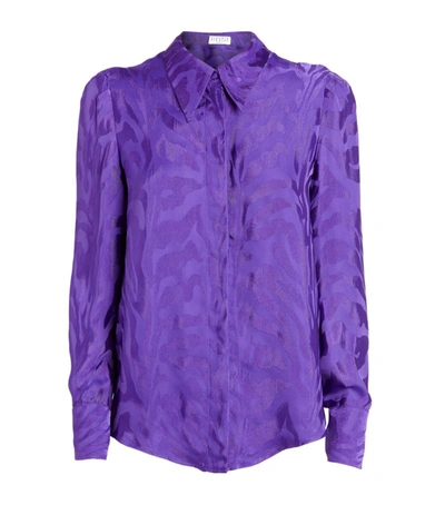 Claudie Pierlot Satin Patterned Shirt