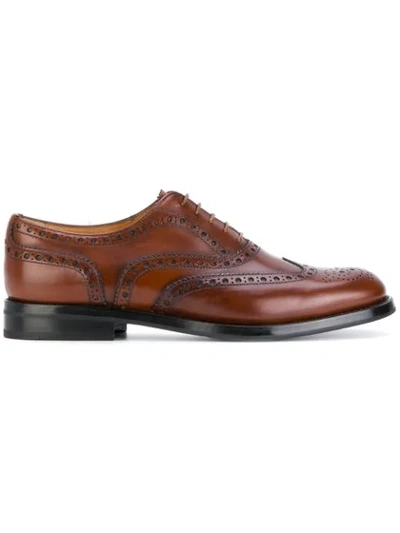 Church's Burwood Leather Derby Shoes In Sandalwood