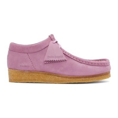 Palm Angels Purple Clark Originals Edition Wallabee Moccasins In Lilac