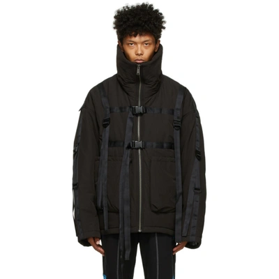 A. A. Spectrum Black Bondage Padded Jacket