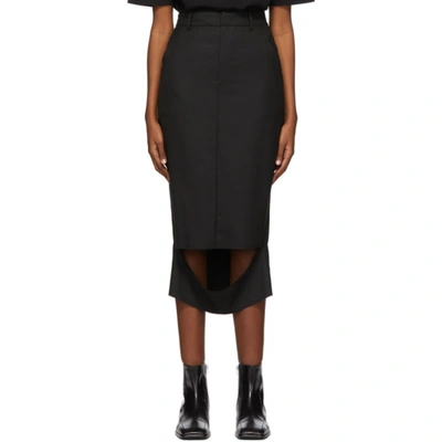 Ader Error Black Cecile Skirt