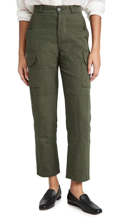Apiece Apart Ryes Cargo Pants In Forest