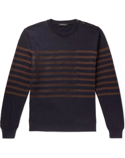 Ermenegildo Zegna Sweaters In Slate Blue