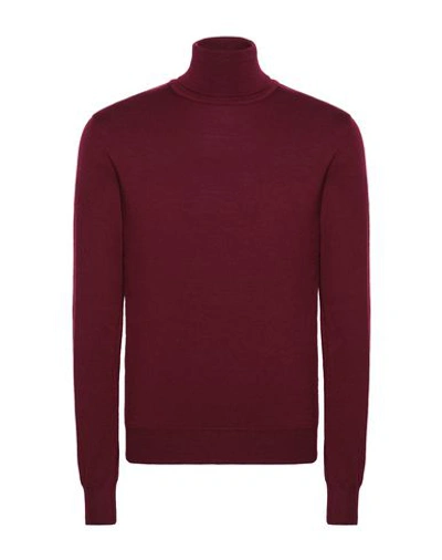 8 By Yoox Turtlenecks In Red