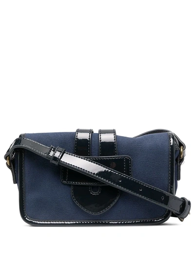 Tila March Canvas Cross Body Bag In Blue