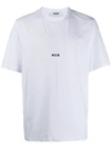 Msgm T-shirt Mit Logo In White