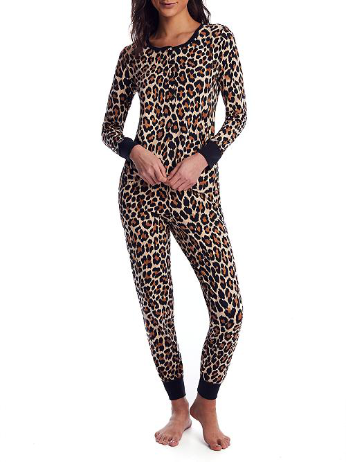 z supply chill plush leopard jogger