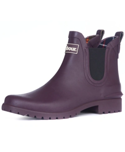 Barbour Women's Wilton Wellington Ankle Rain Boots Women's Shoes In  Eggplant | ModeSens