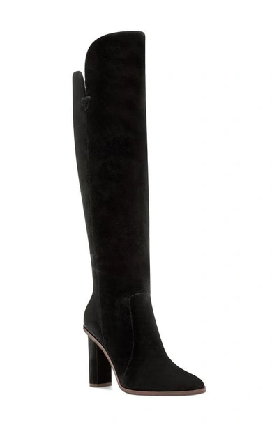 Vince Camuto Women's Palley Over-the-knee Boots Women's Shoes In Black Leather
