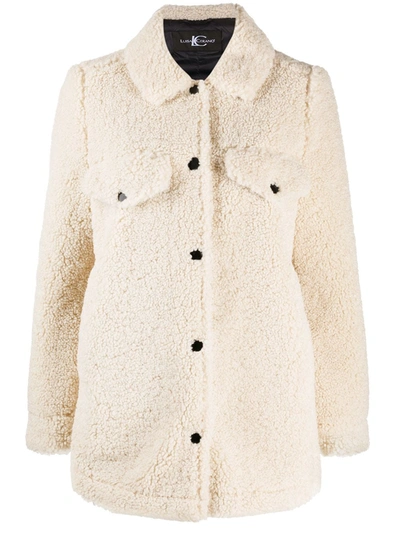 Luisa Cerano Shearling Jacket In White