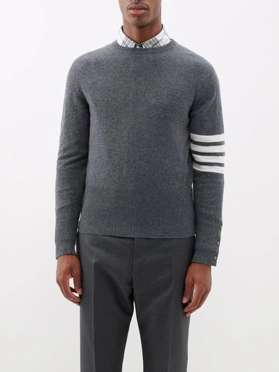 Thom Browne Cashmere 4-bar Sweater In Multi-colored