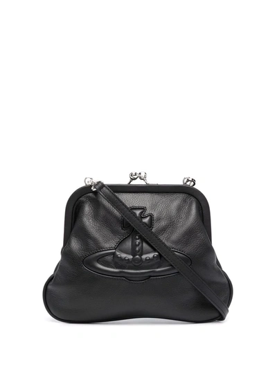 Vivienne Westwood Chelsea Vivienne's Clutch Bag In Black