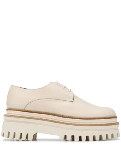 Paloma Barceló Kusa Lace-up Shoes In Neutrals