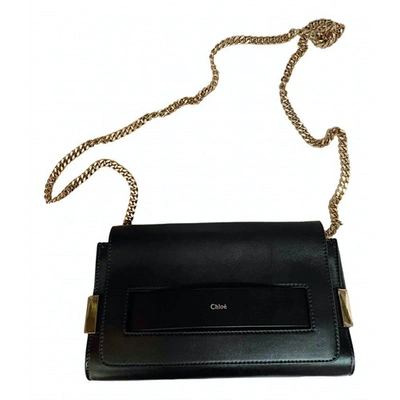 Pre-owned Chloé Leather Crossbody Bag In Black