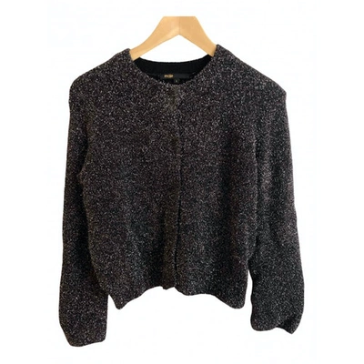 Pre-owned Maje Fall Winter 2019 Wool Cardigan In Black