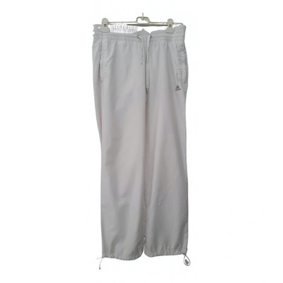 Pre-owned Adidas Originals White Trousers