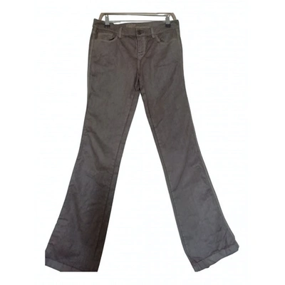 Pre-owned Blumarine Straight Jeans In Metallic