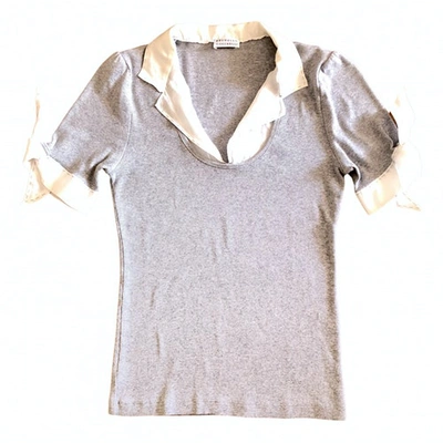 Pre-owned Brunello Cucinelli T-shirt In Grey