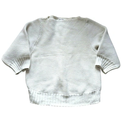 Pre-owned Chalayan Wool Jumper In White