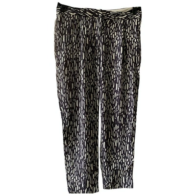 Pre-owned By Malene Birger Carot Pants In Multicolour