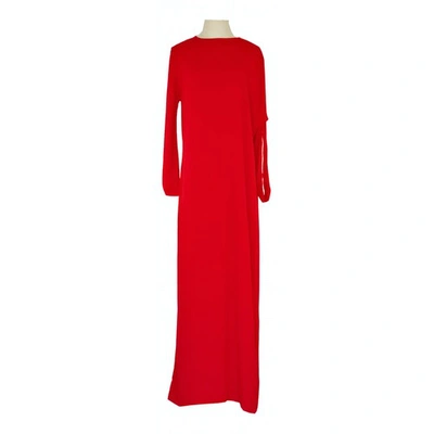 Pre-owned Jean Paul Gaultier Maxi Dress In Red