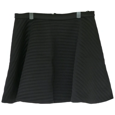 Pre-owned Neil Barrett Mini Skirt In Black