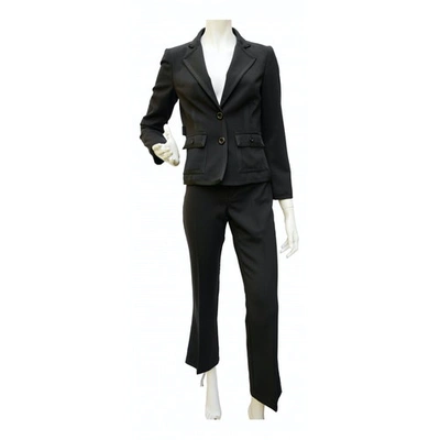 Pre-owned Moschino Cheap And Chic Wool Suit Jacket In Black