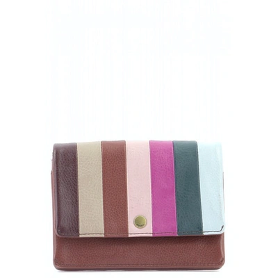 Pre-owned Fossil Leather Wallet In Multicolour