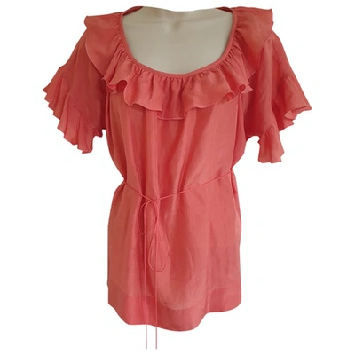 Pre-owned Stella Mccartney Silk Blouse In Pink