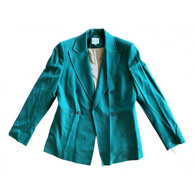 Pre-owned Reiss Green Synthetic Jacket