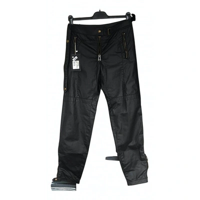 Pre-owned Belstaff Trousers In Black