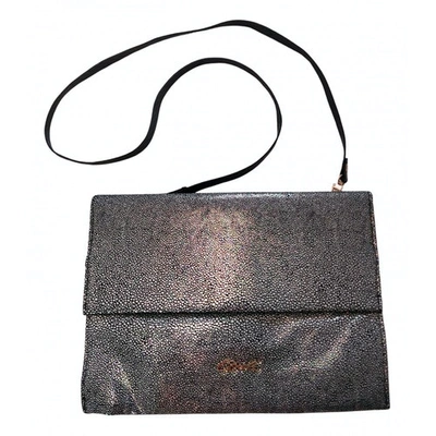Pre-owned Axel Arigato Patent Leather Bag In Metallic