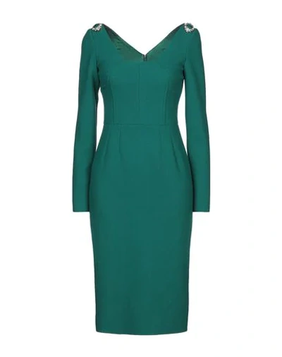 Dolce & Gabbana Midi Dresses In Green