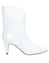Isabel Marant Ankle Boots In White