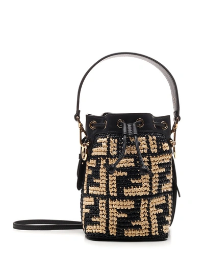 Fendi Mon Tresor Mini Bucket Bag In Multi