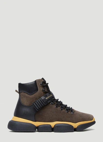 Moncler Barnaby Boots In Brown